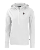 Atlanta Falcons Cutter & Buck Daybreak Eco Recycled Womens Half Zip Hoodie WH_MANN_HG 1