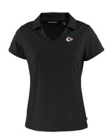 Kansas City Chiefs Cutter & Buck Daybreak Eco Recycled Womens V-neck Polo BL_MANN_HG 1