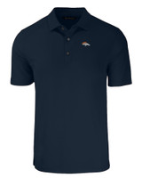 Denver Broncos Cutter & Buck Forge Eco Stretch Recycled Mens Polo NVBU_MANN_HG 1