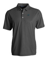 Carolina Panthers Cutter & Buck Pike Eco Symmetry Print Stretch Recycled Mens Polo BLWH_MANN_HG 1