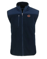 Chicago Bears Cutter & Buck Cascade Eco Sherpa Mens Big and Tall Fleece Vest NVBU_MANN_HG 1