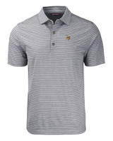 Minnesota Vikings Cutter & Buck Forge Eco Heather Stripe Stretch Recycled Mens Polo BLH_MANN_HG 1