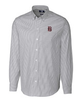 Birmingham Barons Cutter & Buck Stretch Oxford Stripe Mens Big and Tall Long Sleeve Dress Shirt CC_MANN_HG 1