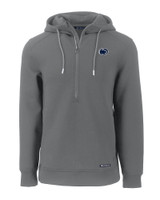 Penn State Nittany Lions Cutter & Buck Roam Eco Half Zip Recycled Mens Hooded Pullover EG_MANN_HG 