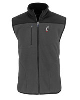 Cincinnati Bearcats Cutter & Buck Cascade Eco Sherpa Fleece Mens Vest EGBL_MANN_HG 1