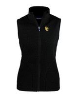 Baylor Bears Cutter & Buck Cascade Eco Fleece Womens Vest BL_MANN_HG 