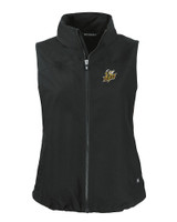 Baldwin Wallace Yellow Jackets Cutter & Buck Charter Eco Recycled Full-Zip Womens Vest BL_MANN_HG 