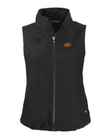 Oklahoma State Cowboys Cutter & Buck Charter Eco Full-Zip Womens Vest BL_MANN_HG 1