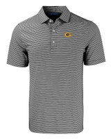 Grambling Tigers Cutter & Buck Forge Eco Double Stripe Stretch Recycled Mens Polo BLWH_MANN_HG 