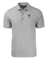 Texas Tech Red Raiders Cutter & Buck Forge Eco Heather Stripe Stretch Recycled Mens Polo EGH_MANN_HG 1