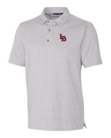 Louisville Bats Cutter & Buck Forge Heathered Stretch Mens Polo POH_MANN_HG 1