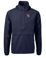 Louisville Bats Cutter & Buck Charter Eco Recycled Mens Anorak Jacket NVBU_MANN_HG 1