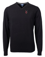 Indianapolis Indians Cutter & Buck Lakemont Tri-Blend Mens V-Neck Pullover Sweater Black Mannequin