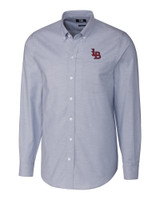 Louisville Bats Cutter & Buck Stretch Oxford Mens Long Sleeve Dress Shirt LTB_MANN_HG 1