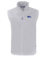 Seattle Seahawks Historic Cutter & Buck Charter Eco Full-Zip Mens Big & Tall Vest POL_MANN_HG 1