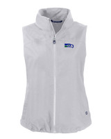 Seattle Seahawks Historic Cutter & Buck Charter Eco Full-Zip Womens Vest POL_MANN_HG 1