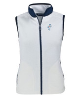 Houston Oilers Historic Cutter & Buck Cascade Eco Sherpa Fleece Womens Vest SHNV_MANN_HG 1