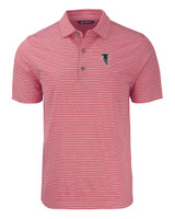 Atlanta Falcons Historic Cutter & Buck Forge Eco Heather Stripe Stretch Recycled Mens Big & Tall Polo CRH_MANN_HG 1