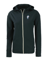 Houston Oilers Historic Cutter & Buck Daybreak Eco Recycled Womens Full Zip Hoodie NVBU_MANN_HG 1