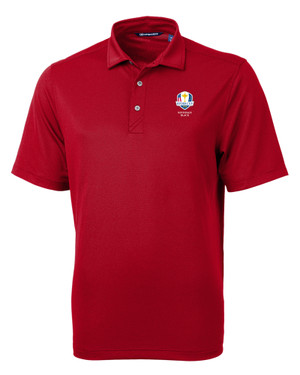 2025 Ryder Cup Cutter & Buck Virtue Eco Pique Recycled Mens Polo