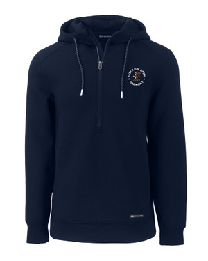2025 U.S. Open Cutter & Buck Roam Eco Half Zip Recycled Mens Hooded Pullover