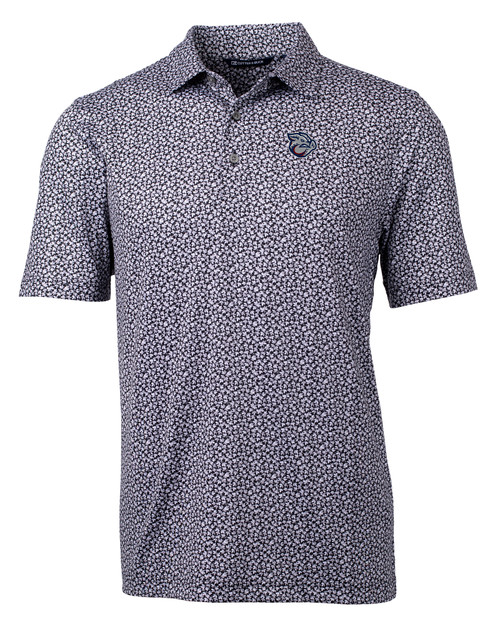 Lehigh Valley IronPigs Cutter & Buck Pike Magnolia Print Stretch Men's Polo BLPO_MANN_HG 1