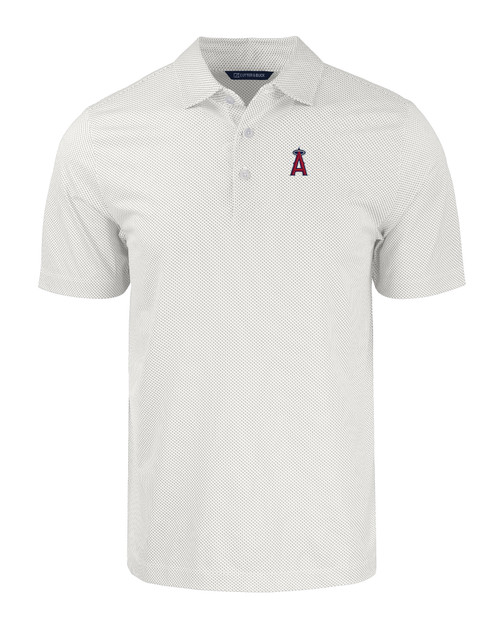 Los Angeles Angels Cutter & Buck Pike Eco Symmetry Print Stretch Recycled Mens Polo WHPOL_MANN_HG 1