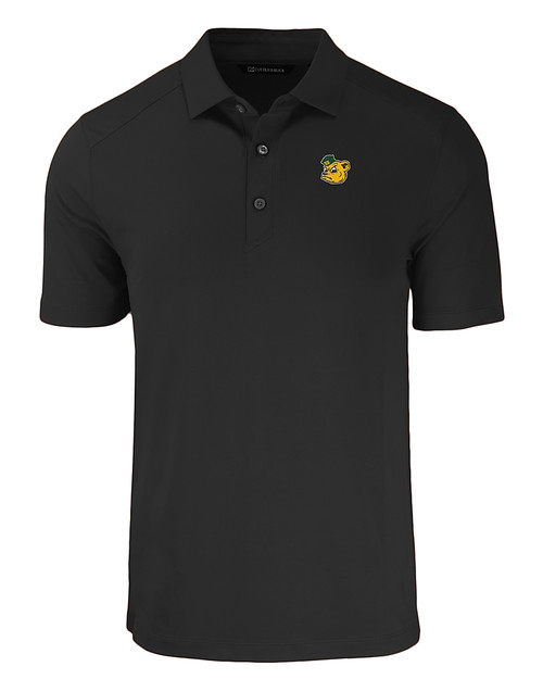 Baylor Sailor Bear College Vault Cutter & Buck Forge Eco Stretch Recycled Mens Polo BL_MANN_HG 