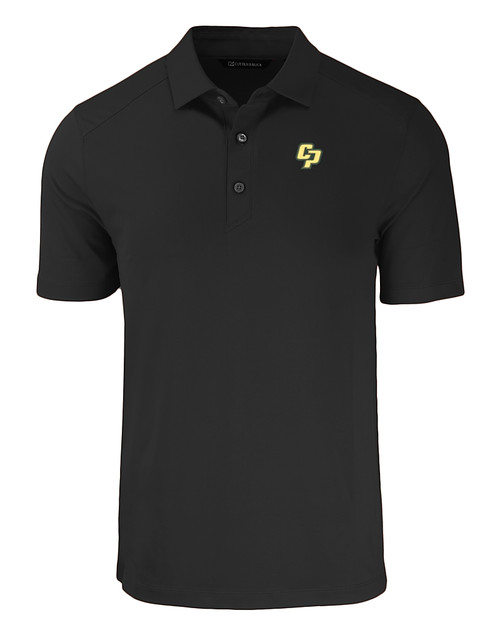 Cal Poly Mustangs Cutter & Buck Forge Eco Stretch Recycled Mens Big & Tall Polo BL_MANN_HG 