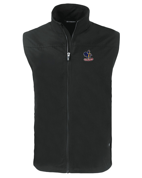 Delaware Fightin' Blue Hens College Vault Cutter & Buck Charter Eco Full-Zip Mens Big & Tall Vest BL_MANN_HG 