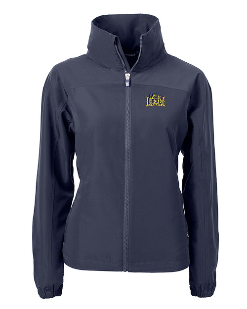 Drexel Dragons Cutter & Buck Charter Eco Recycled Womens Full-Zip Jacket NVBU_MANN_HG 