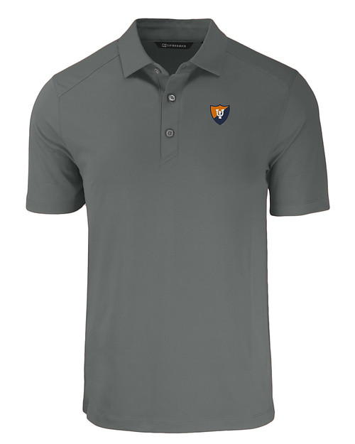Illinois Fighting Illini College Vault Cutter & Buck Forge Eco Stretch Recycled Mens Polo EG_MANN_HG 