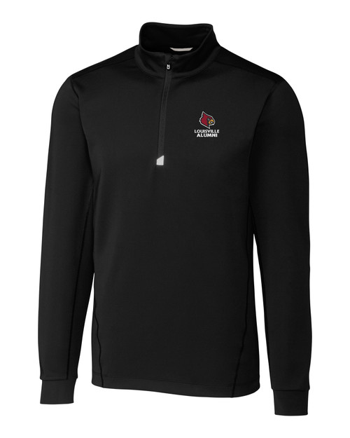 Louisville Cardinals Alumni Cutter & Buck Adapt Eco Knit Hybrid Recycled  Mens Full Zip Jacket - Cutter & Buck