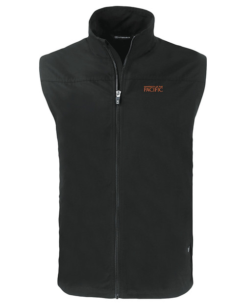 UOP Tigers Cutter & Buck Charter Eco Full-Zip Mens Big & Tall Vest BL_MANN_HG 