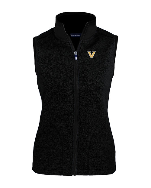 Vanderbilt Commodores Cutter & Buck Cascade Eco Fleece Womens Vest BL_MANN_HG 