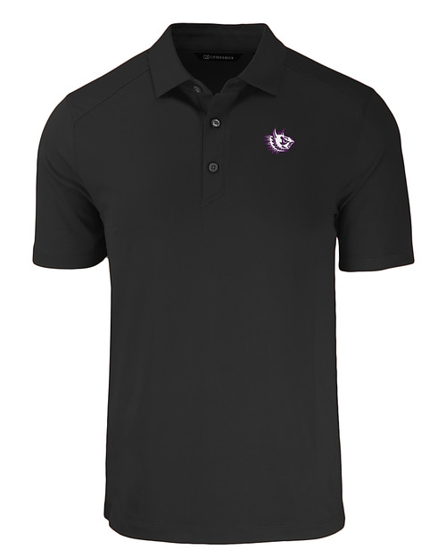 Texas Christian Horned Frogs College Vault Cutter & Buck Forge Eco Stretch Recycled Mens Big & Tall Polo BL_MANN_HG 