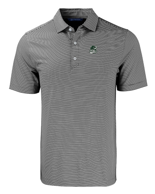 Portland State Vikings College Vault Cutter & Buck Forge Eco Double Stripe Stretch Recycled Mens Big &Tall Polo BLWH_MANN_HG 