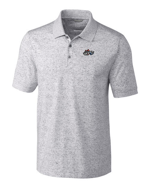 Rocket City Trash Pandas Cutter & Buck Advantage Tri-Blend Space Dye Mens Big and Tall Polo EG_MANN_HG 1