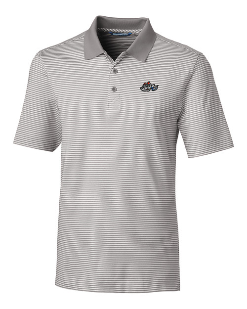 Rocket City Trash Pandas Cutter & Buck Forge Tonal Stripe Stretch Mens Polo POL_MANN_HG 1
