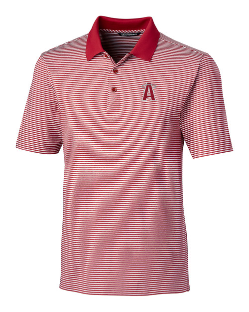 Los Angeles Angels City Connect Cutter & Buck Forge Tonal Stripe Stretch Mens Big and Tall Polo CDR_MANN_HG 1