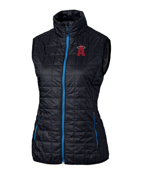 Los Angeles Angels City Connect Cutter & Buck Rainier PrimaLoft® Womens Eco Insulated Full Zip Puffer Vest DN_MANN_HG 1