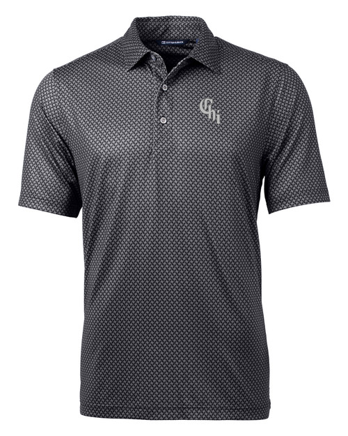 Chicago White Sox City Connect Cutter & Buck Pike Banner Print Stretch Men's Polo BL_MANN_HG 1