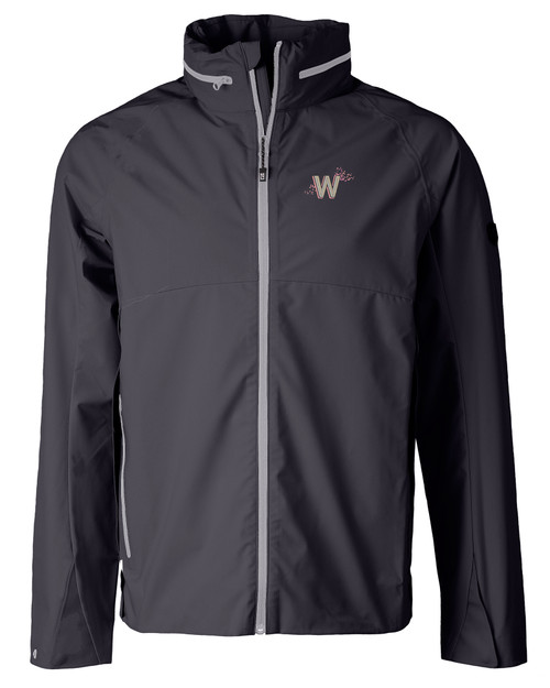 Washington Nationals City Connect Cutter & Buck Vapor Water Repellent Stretch Mens Full Zip Rain Jacket OSI_MANN_HG 1