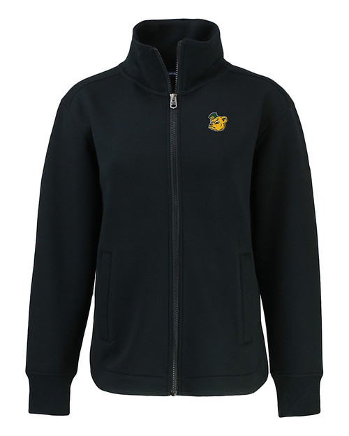 Baylor Sailor Bear College Vault Cutter & Buck Roam Eco Full Zip Recycled Womens Jacket BL_MANN_HG 