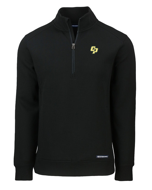 Cal Poly Mustangs Cutter & Buck Roam Eco Recycled Quarter Zip Mens Pullover BL_MANN_HG 