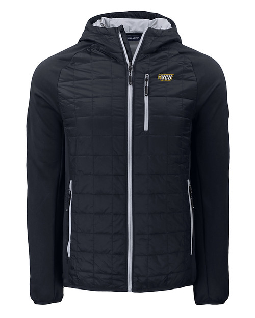 VCU Rams Cutter & Buck Rainier Primaloft Mens Eco Full Zip Hybrid Jacket BL_MANN_HG 