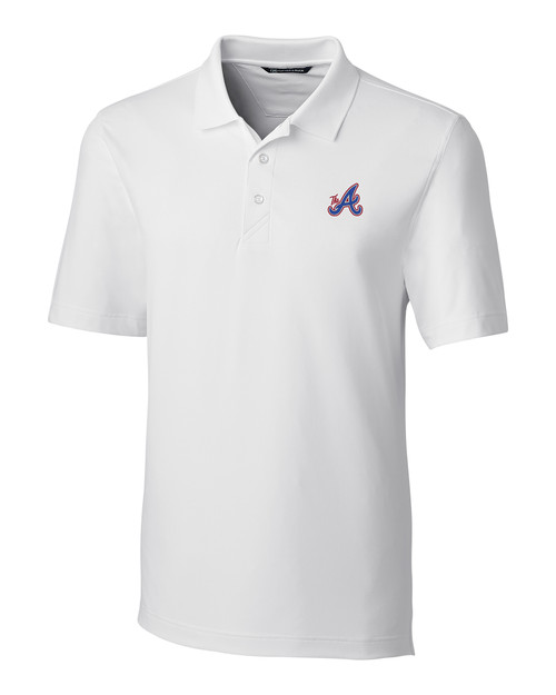 Atlanta Braves City Connect Cutter & Buck Forge Stretch Mens Big & Tall Polo WH_MANN_HG 1