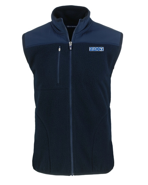 KIRO 7 Cutter & Buck Cascade Eco Sherpa Fleece Mens Vest NVBU_MANN_HG 1