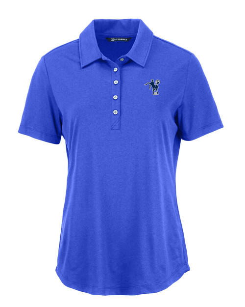 Indianapolis Colts Historic Cutter & Buck Coastline Epic Comfort Eco Recycled Womens Polo TBL_MANN_HG 1