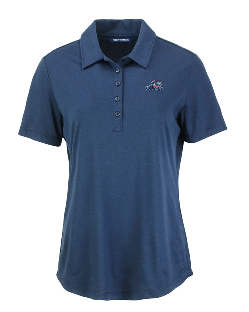West Michigan Whitecaps Cutter & Buck Coastline Epic Comfort Eco Recycled Womens Polo NVBU_MANN_HG 1
